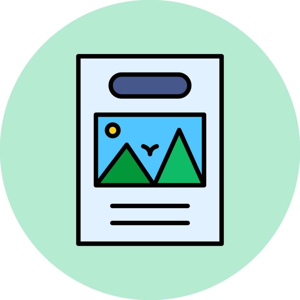 Posters Vector Icon