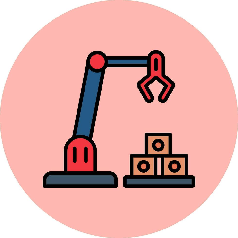 Robotic Arm Vector Icon