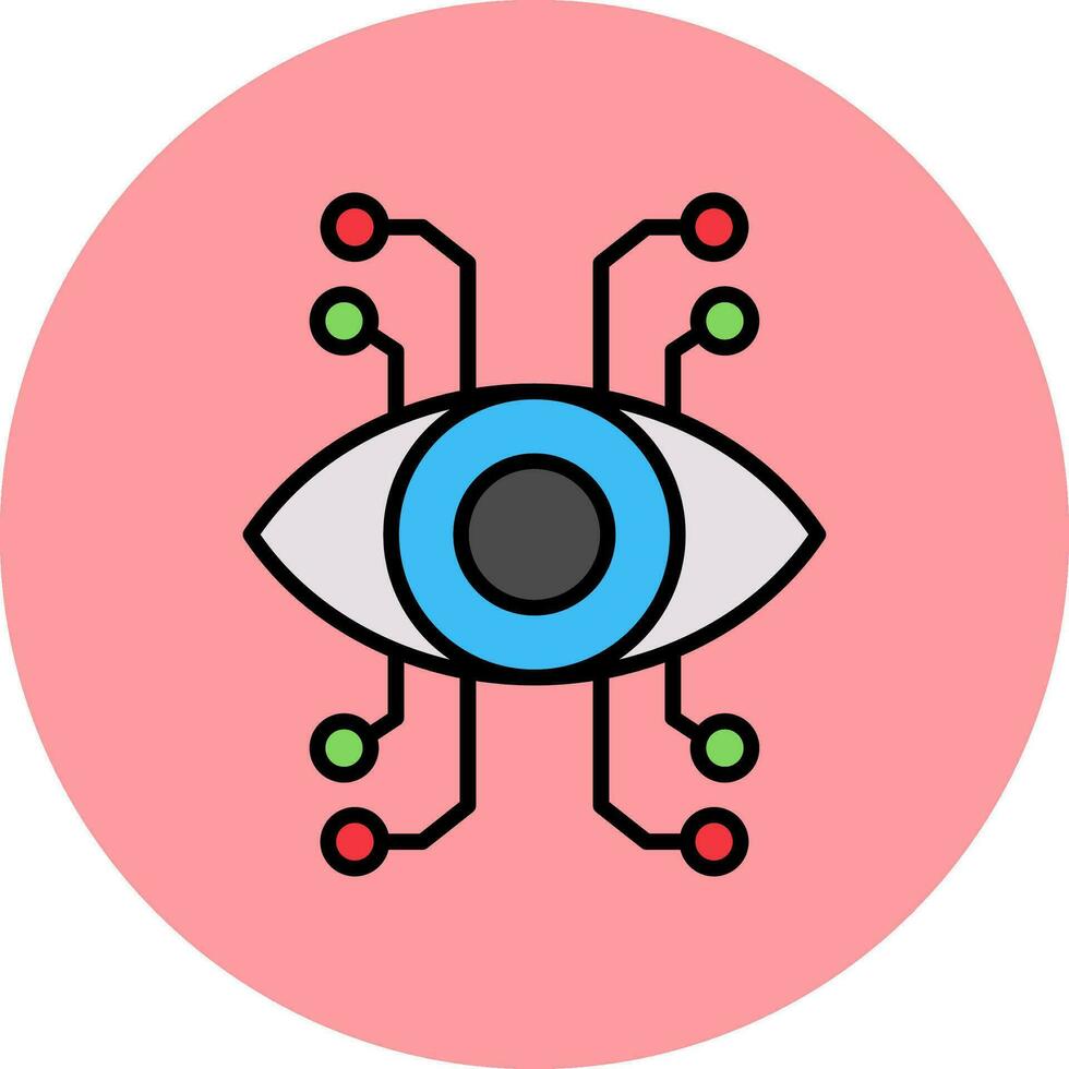 Bionic Eye Vector Icon
