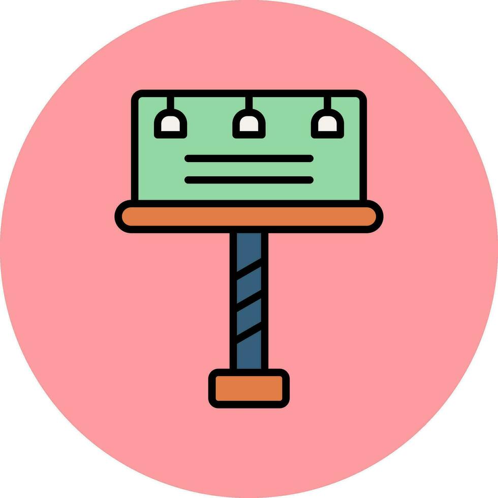 Billboard Vector Icon