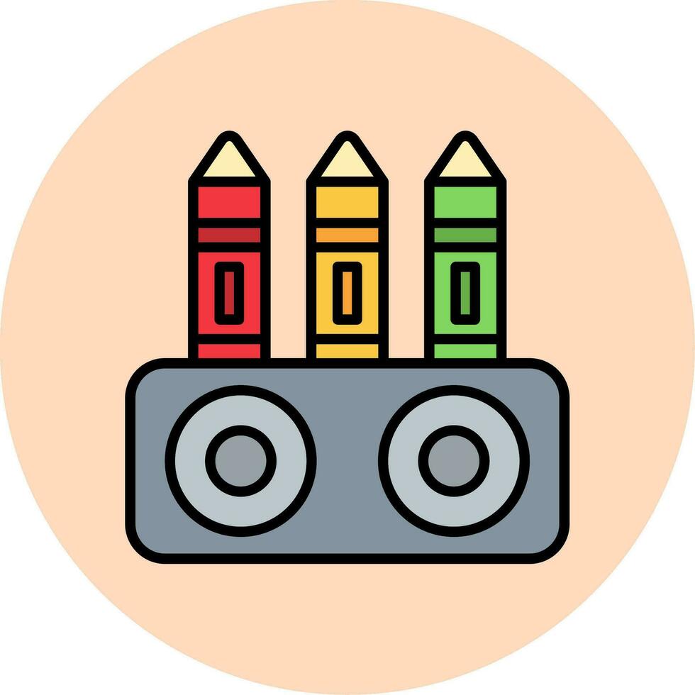 Crayon Vector Icon