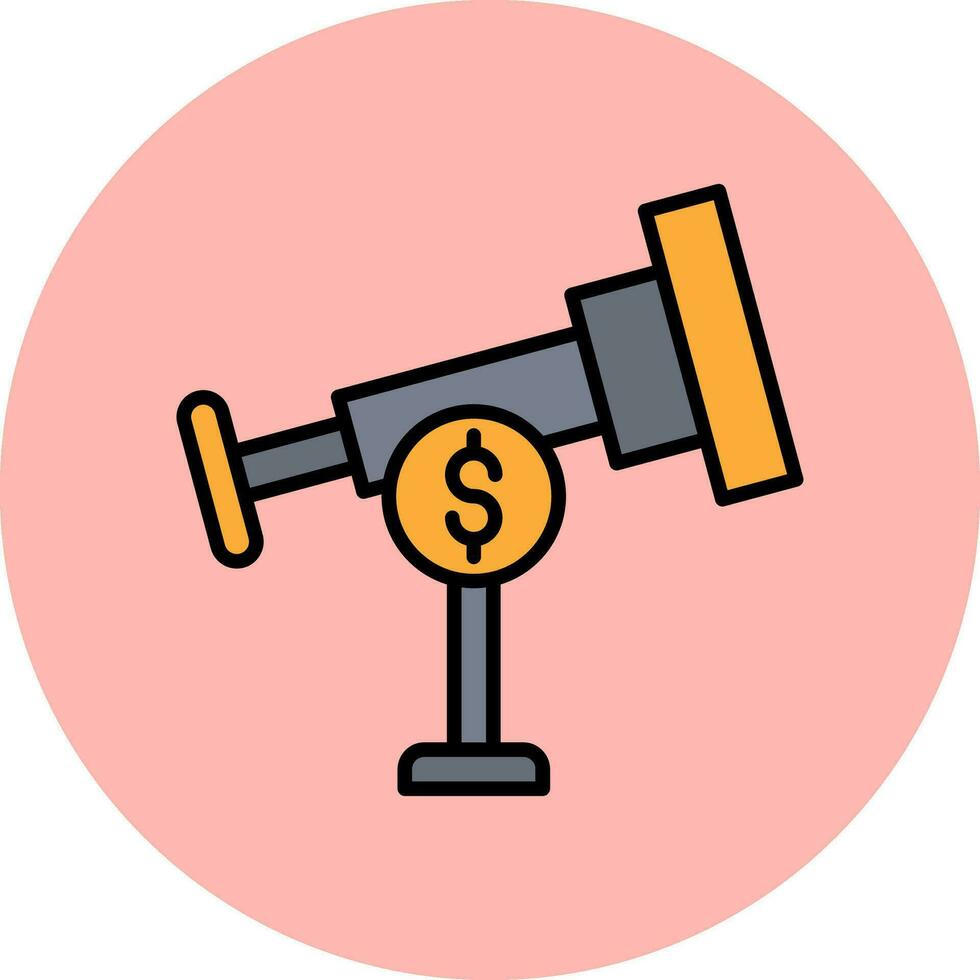 Telescope Vector Icon