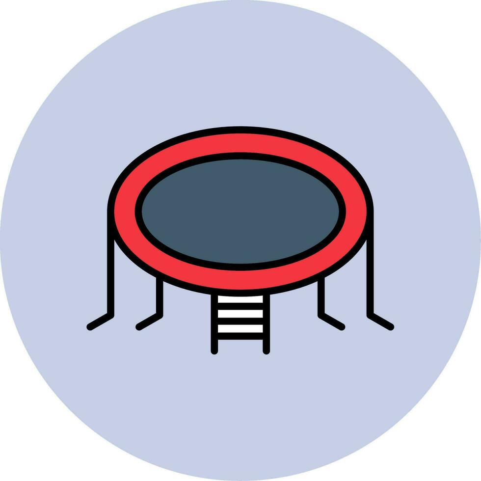 Trampoline Vector Icon