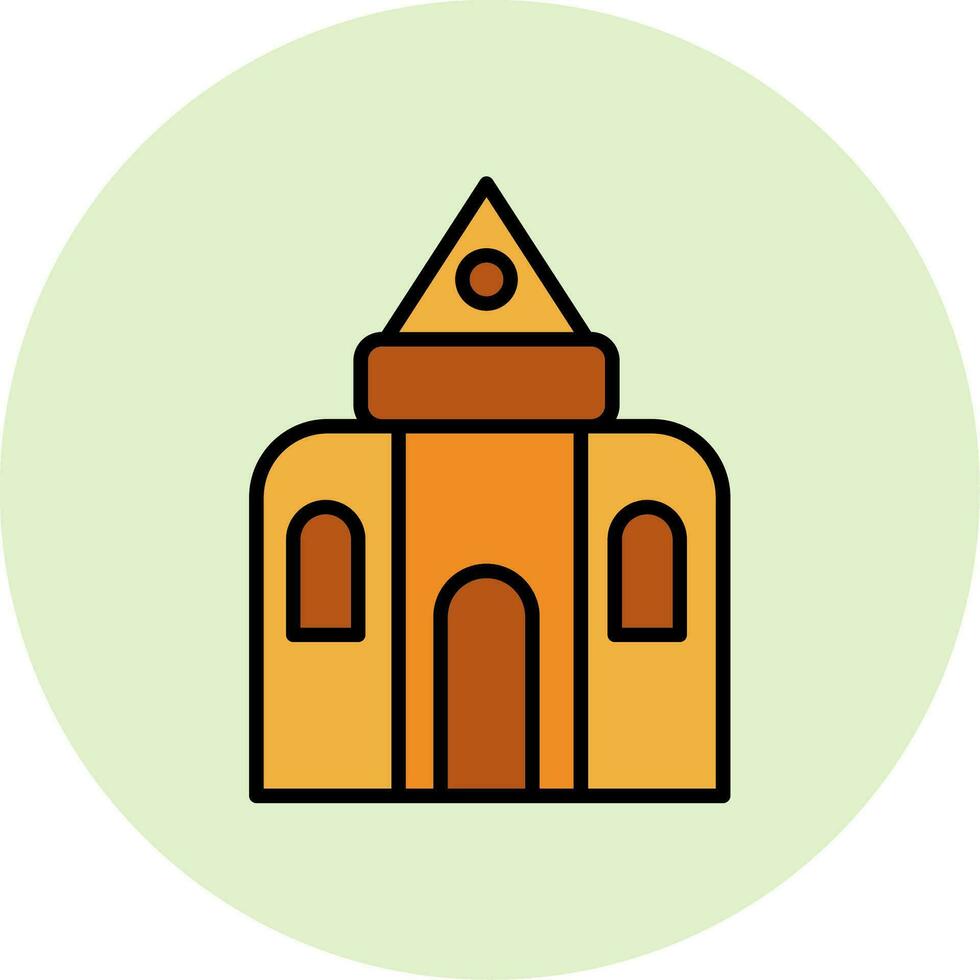 Sand Castle Vector Icon