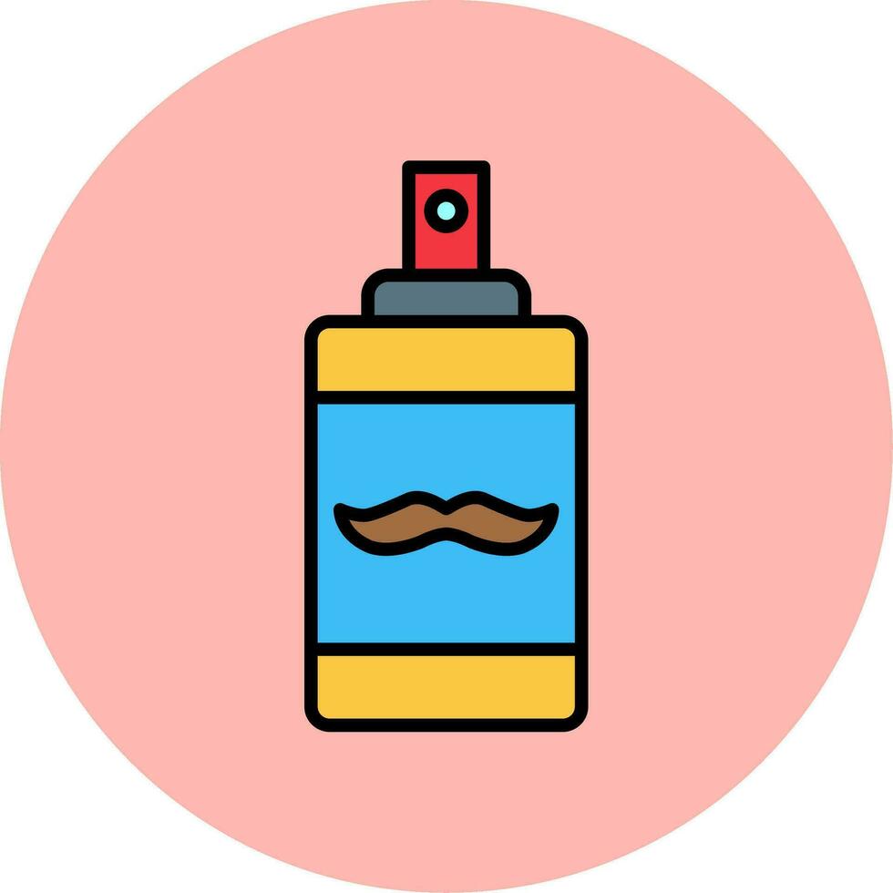 Beard Oil Vector Icon