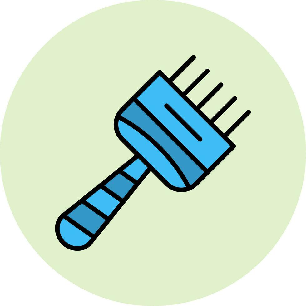 Hair Dye Brush Vector Icon