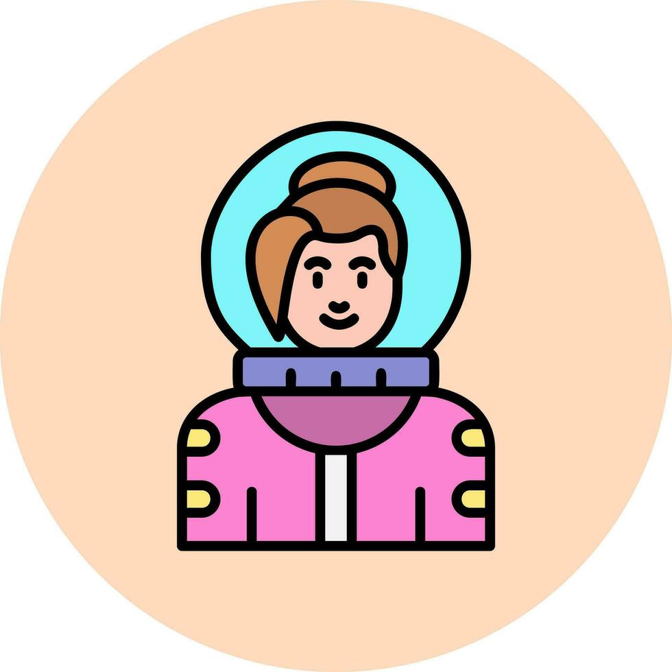 icono de vector de astronauta