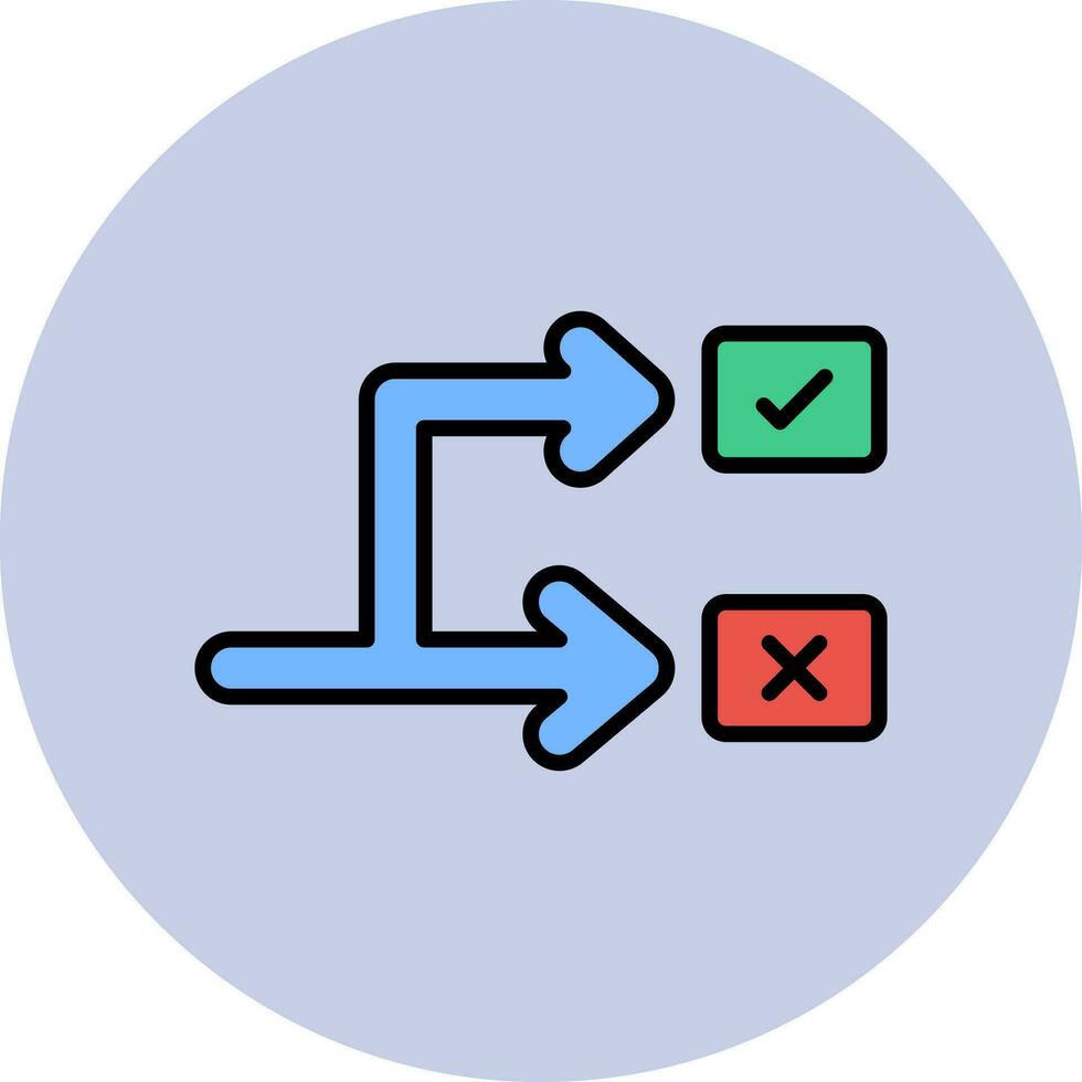 Bifurcation Vector Icon