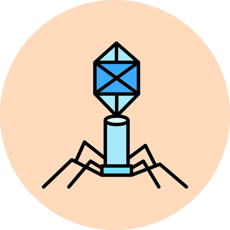 bacteriophage Vector Icon