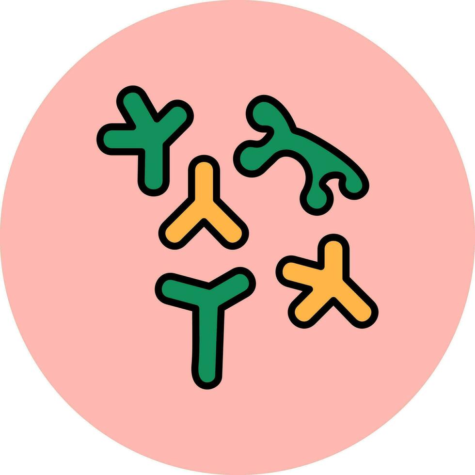 bifidobacterias vector icono