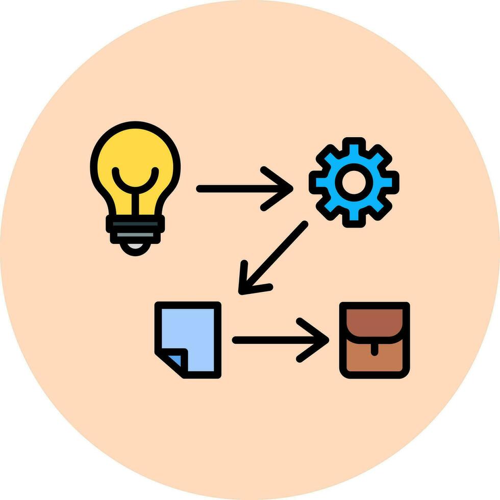 Process Vector Icon
