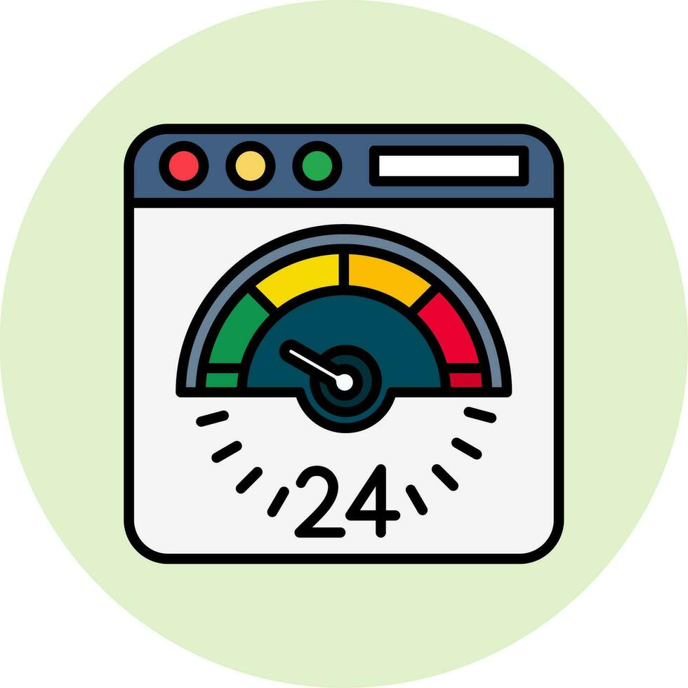 speed test Vector Icon