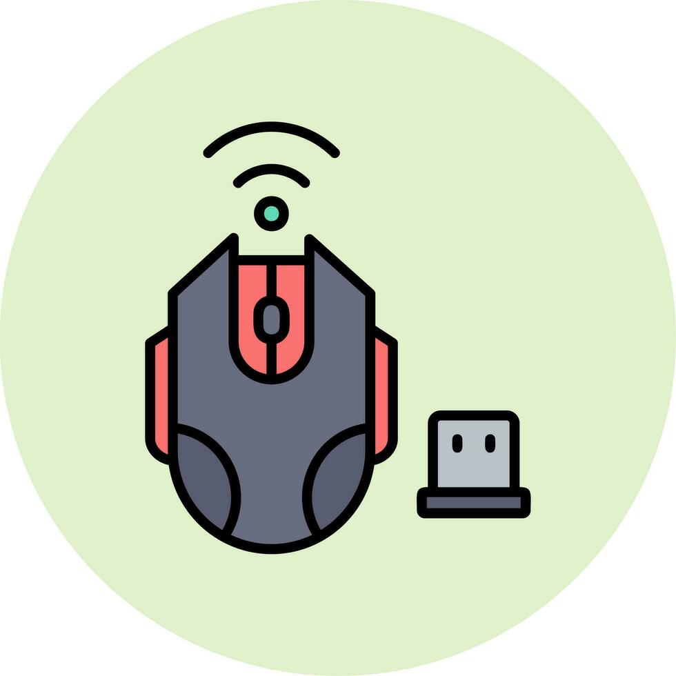 Wireless Mouse Vector Icon