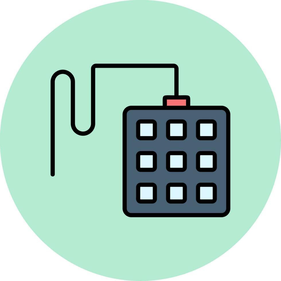 Keypad Vector Icon