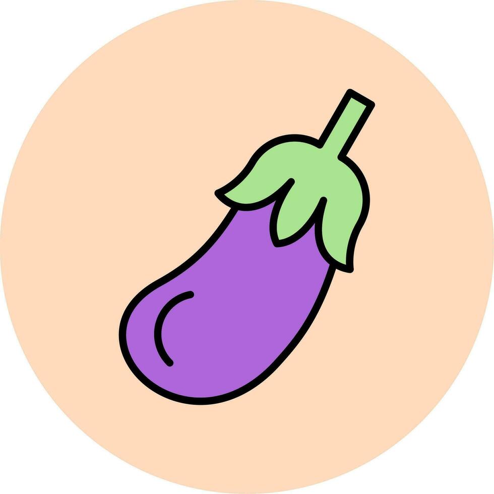 Eggplant Vector Icon