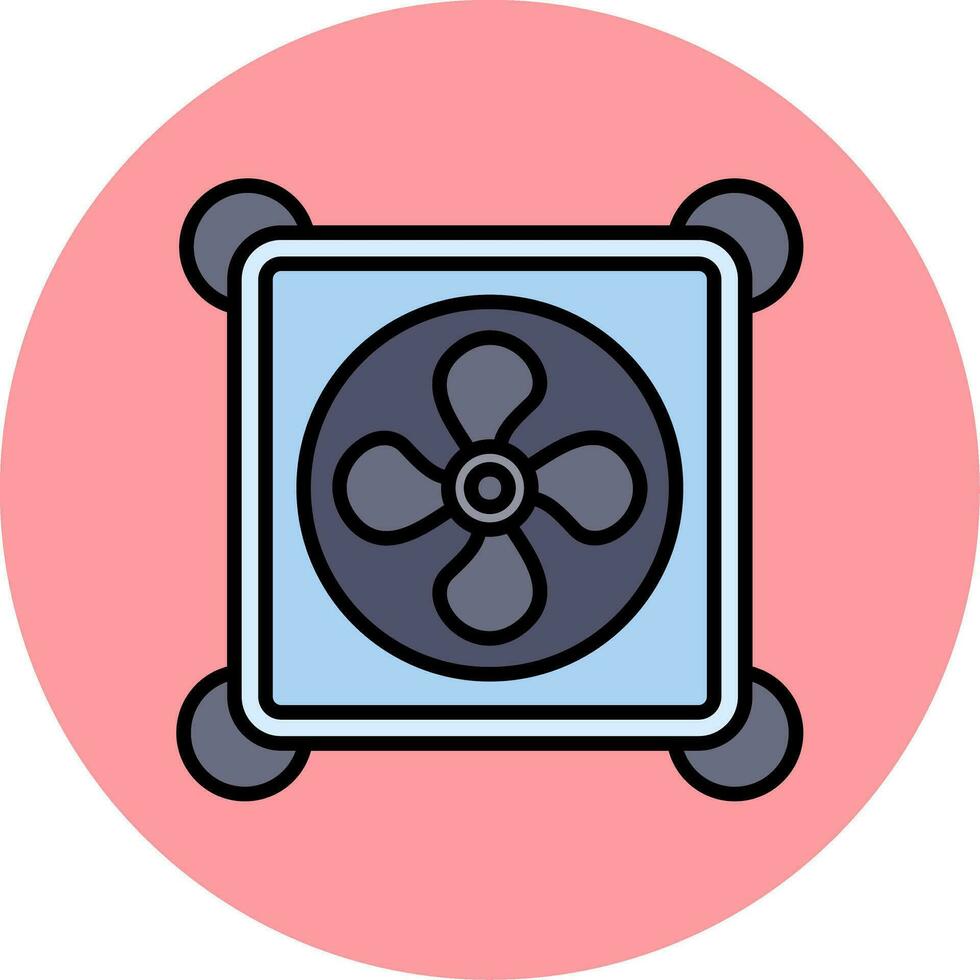 icono de vector de ventilador