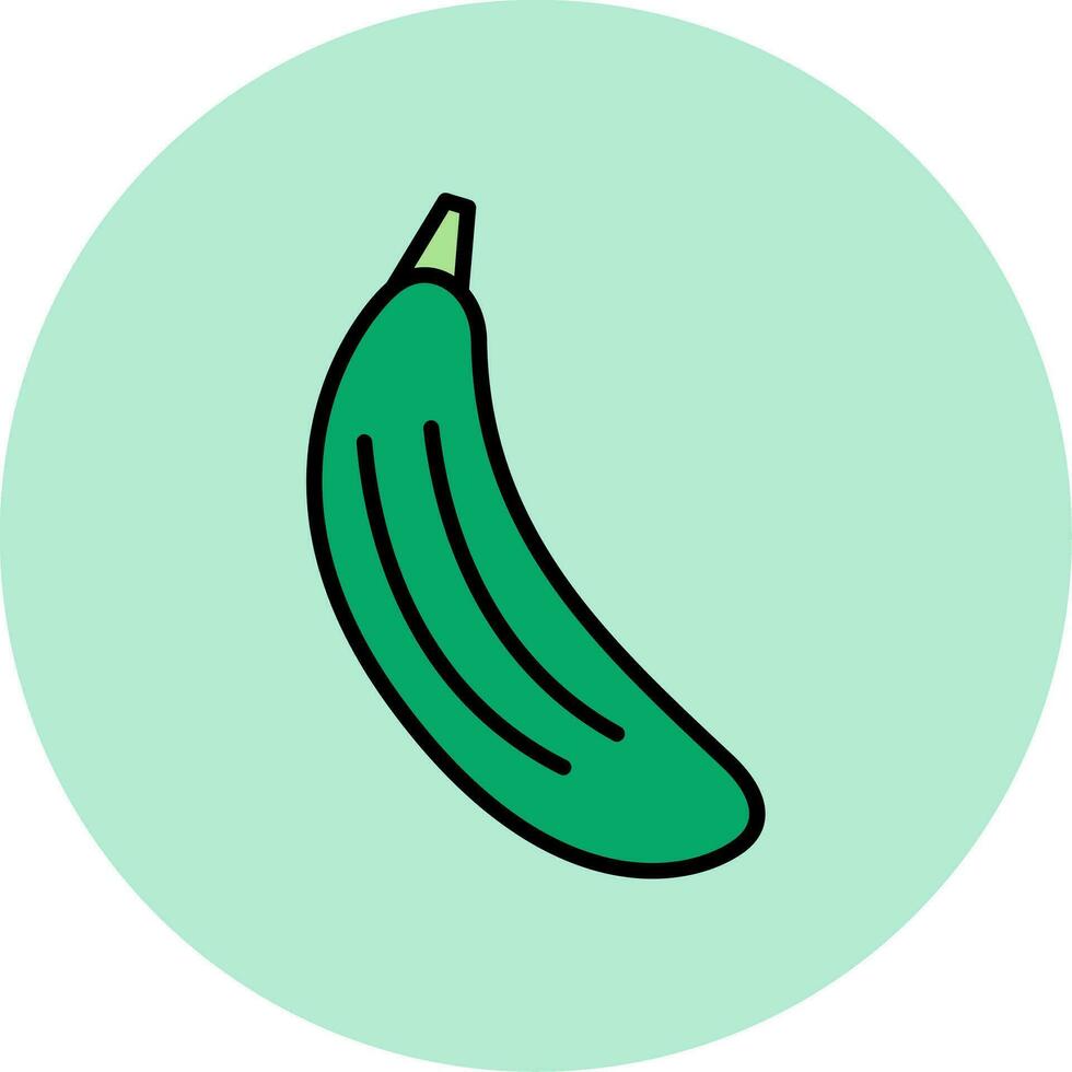 Zucchini Vector Icon