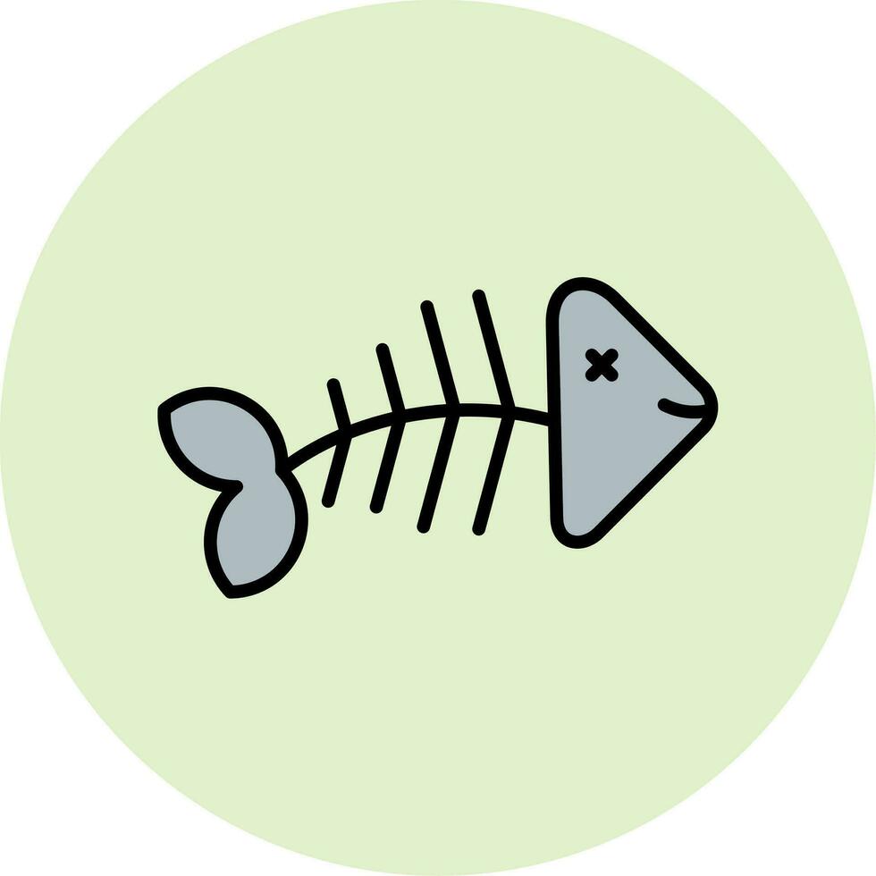 Fishbone Vector Icon