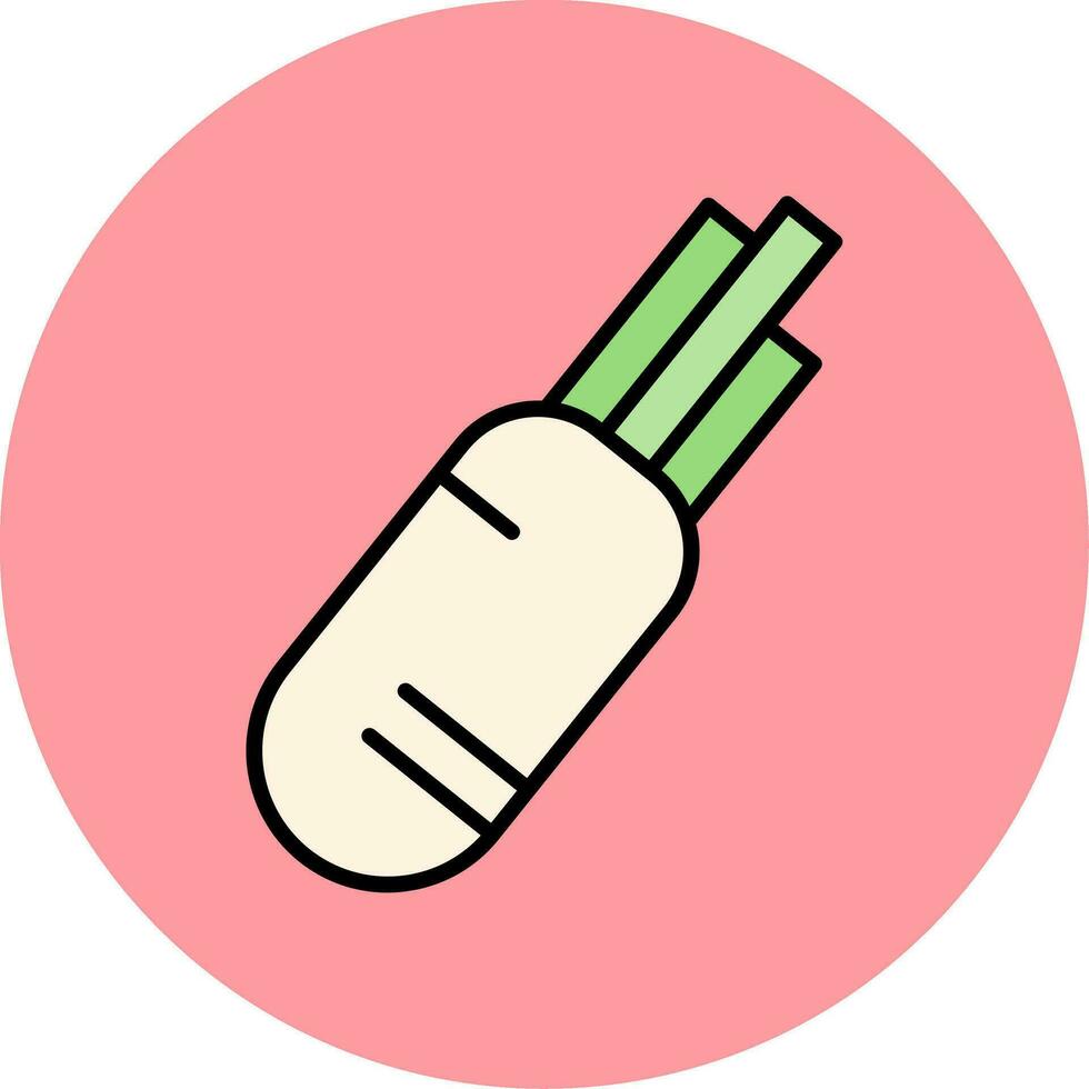 Daikon Vector Icon