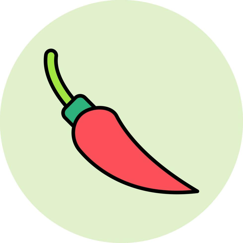 Chilli Pepper Vector Icon