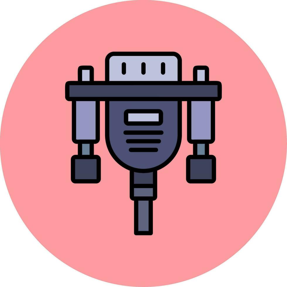 Vga Cable Vector Icon