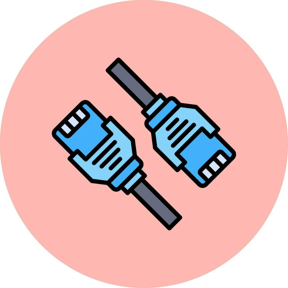 Network Cable Vector Icon