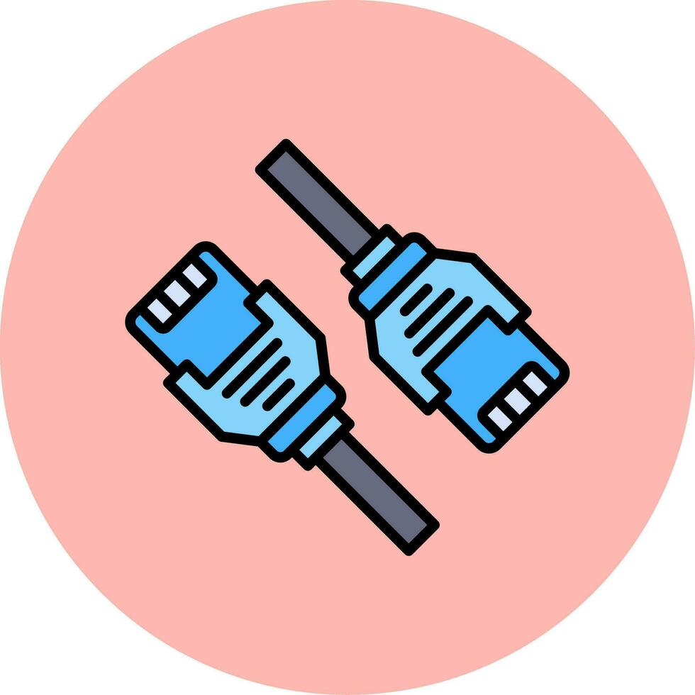 Network Cable Vector Icon