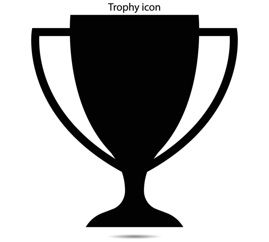 trofeo icono, vector ilustración