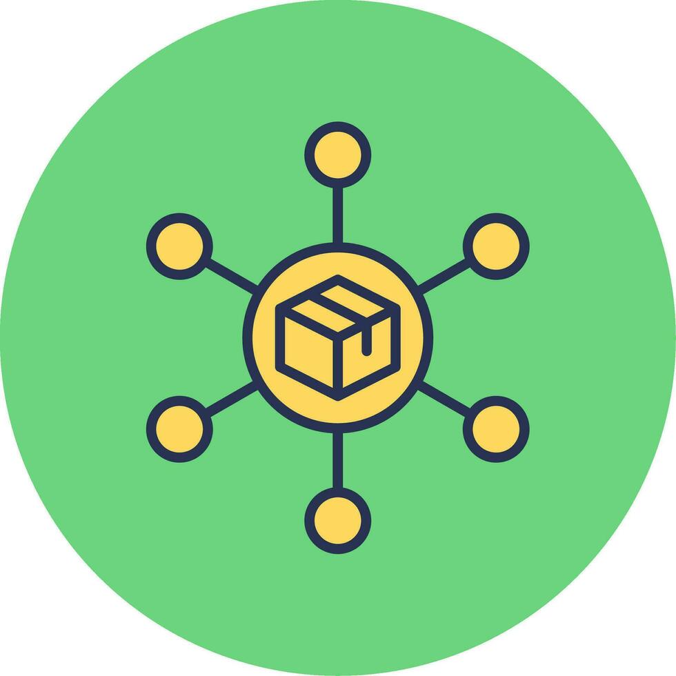 Distribution Center Vector Icon