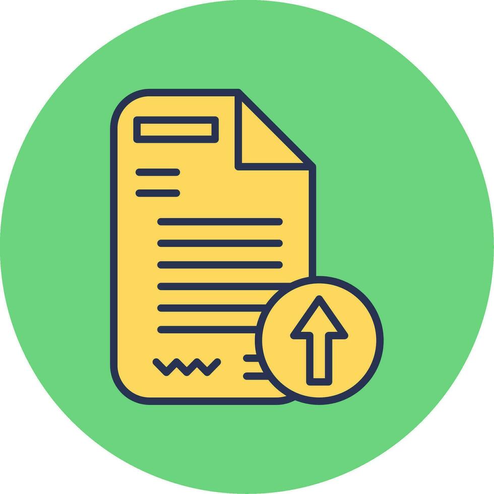 Upload File Vector Icon