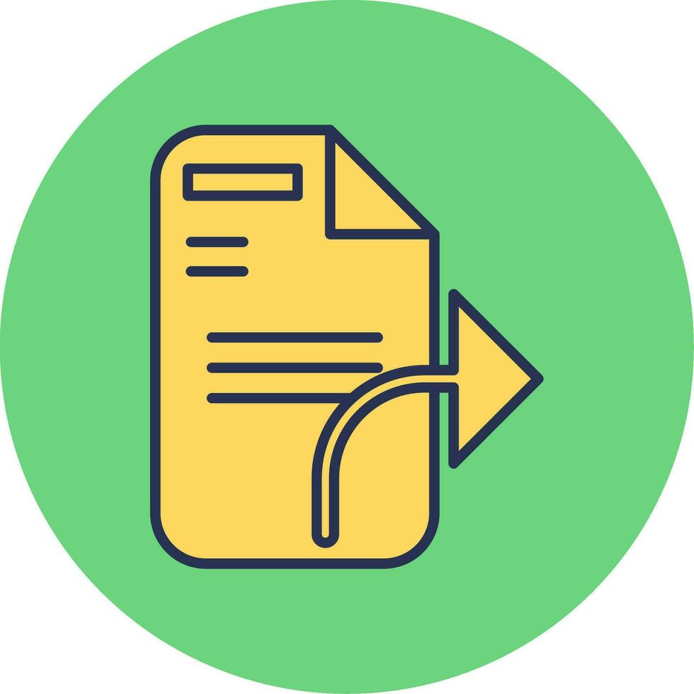 Send File Vector Icon