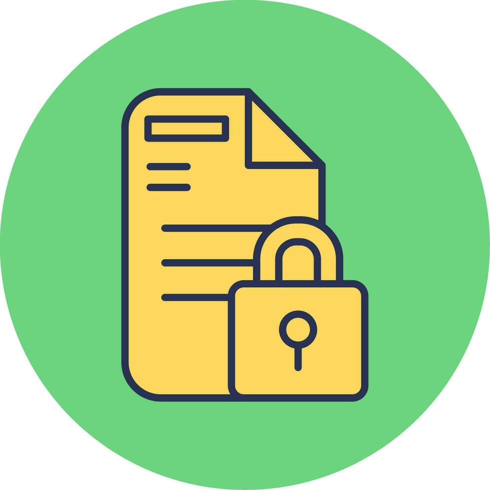Secure Folder Vector Icon
