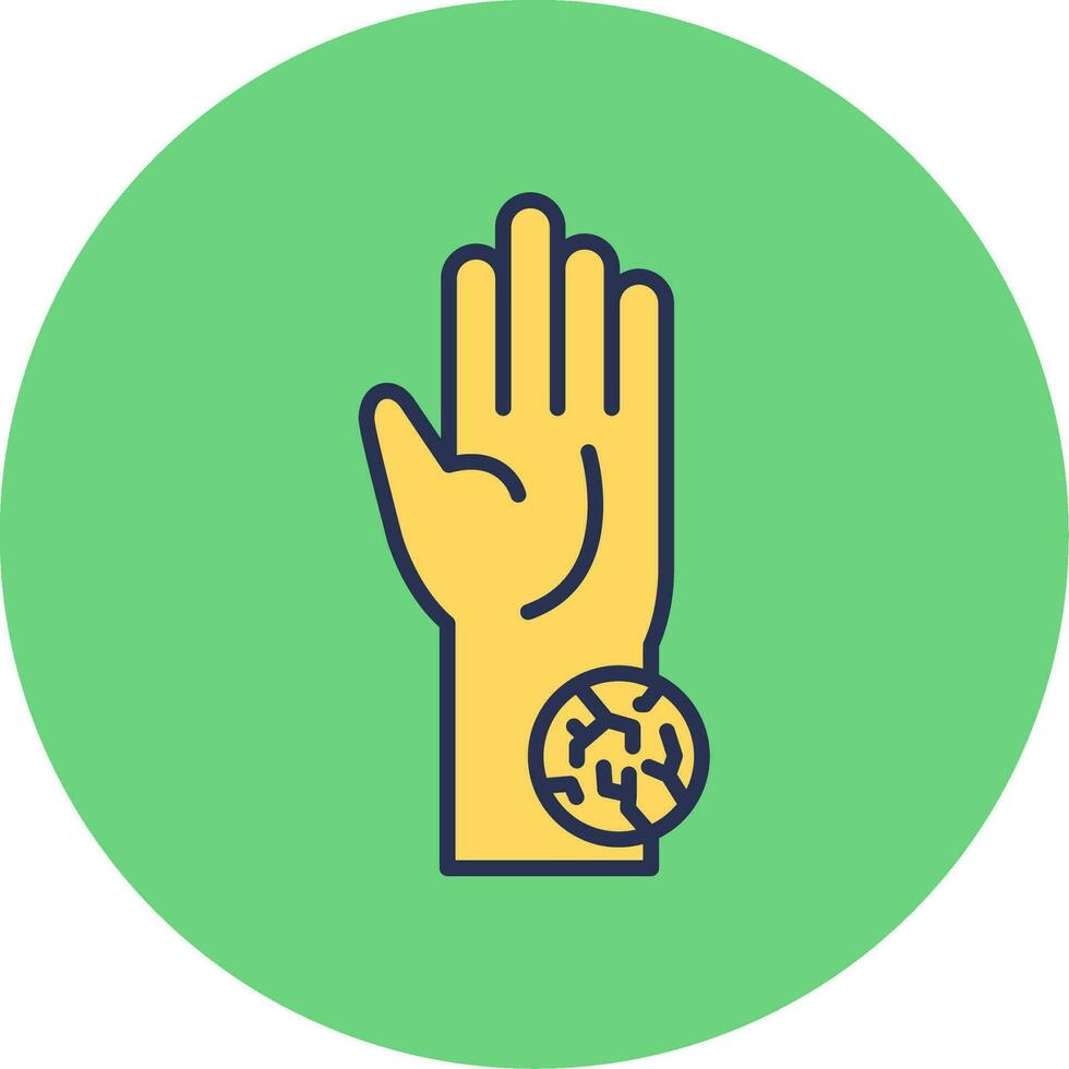 Dry Skin Vector Icon