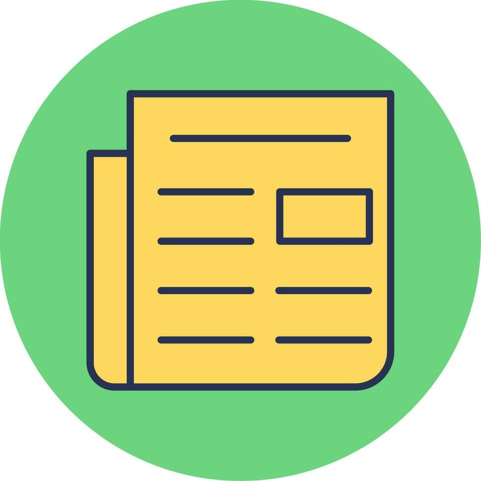 Newspaper Vector Icon