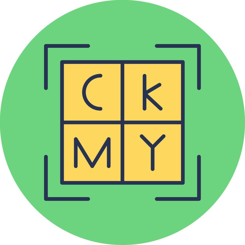 Cmyk Vector Icon