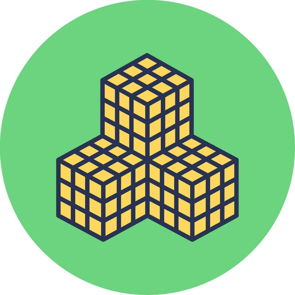 Cubes Vector Icon