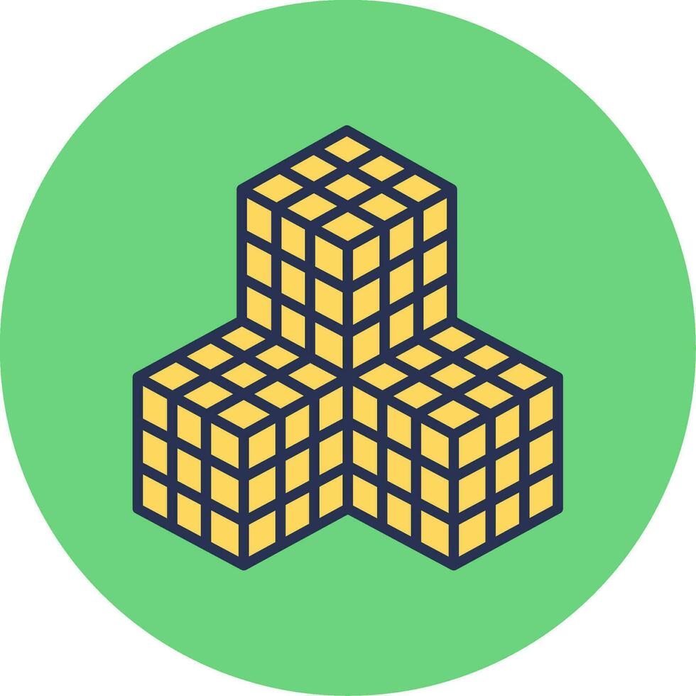 Cubes Vector Icon