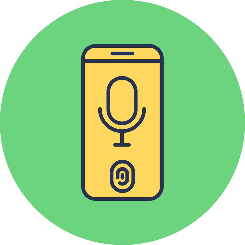 Voice Recognition Vector Icon