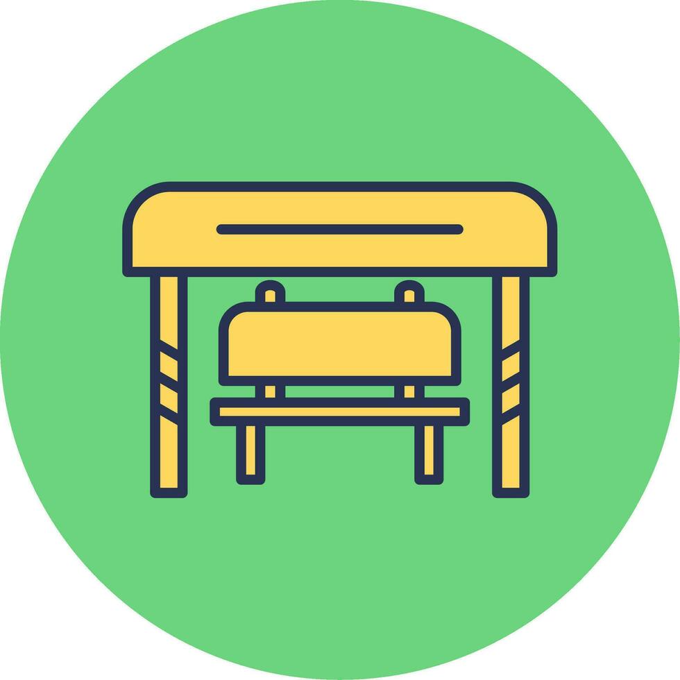 Bus Stop Vector Icon