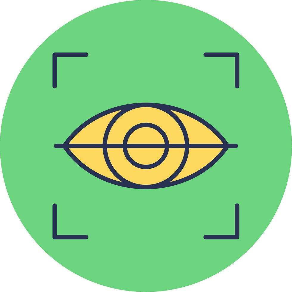 Eye Scan Vector Icon