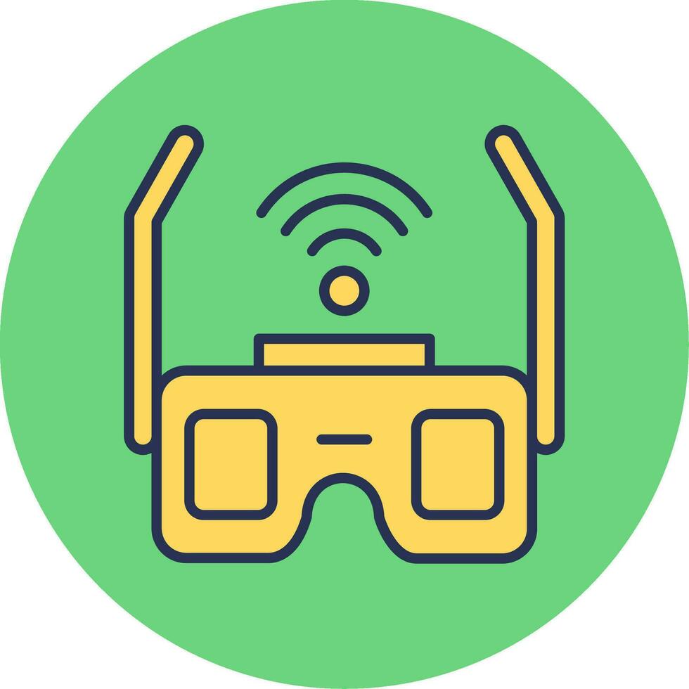 Smart Glasses Vector Icon