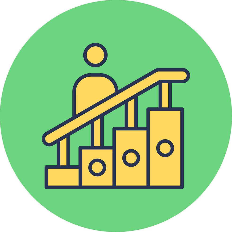 Escalator Vector Icon