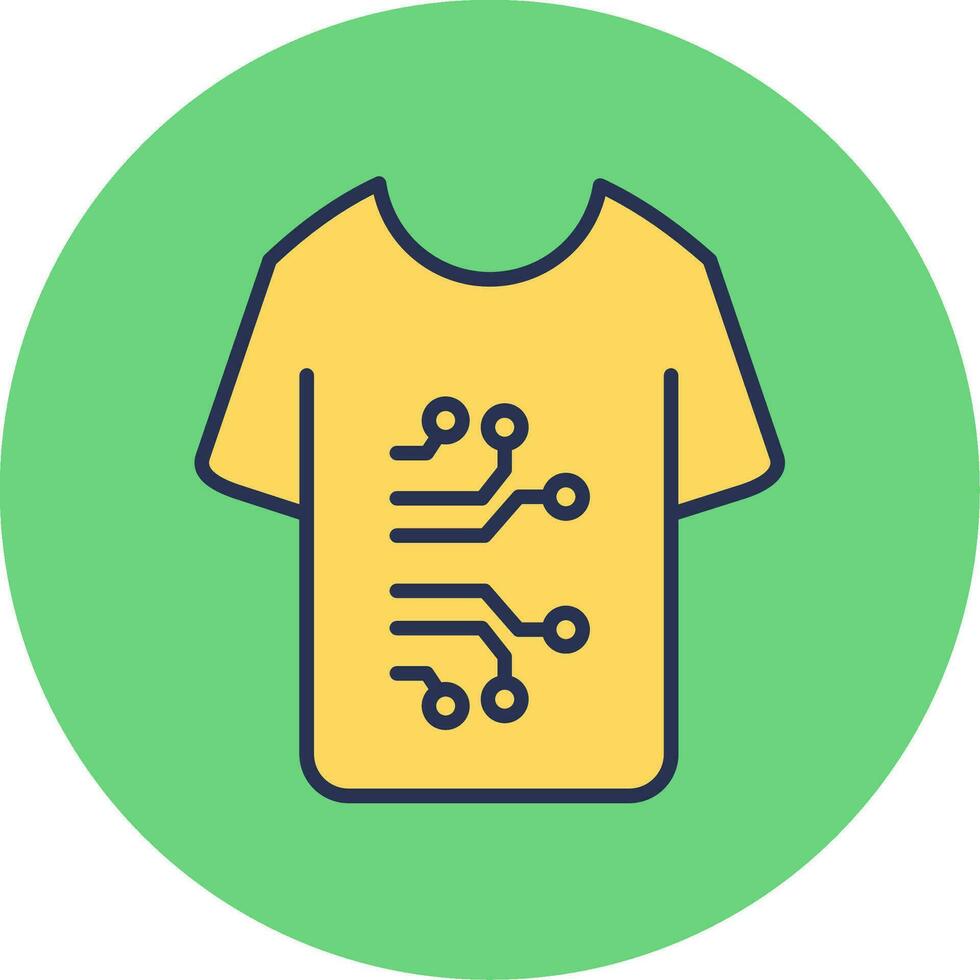 Smart Clothing Vector Icon