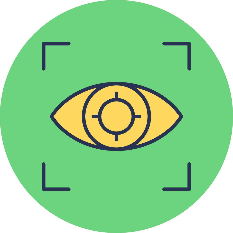 Eye Tracking Vector Icon