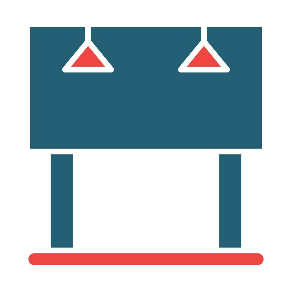 BillBoard Vector Glyph Two Color Icon For Personal And Commercial Use.