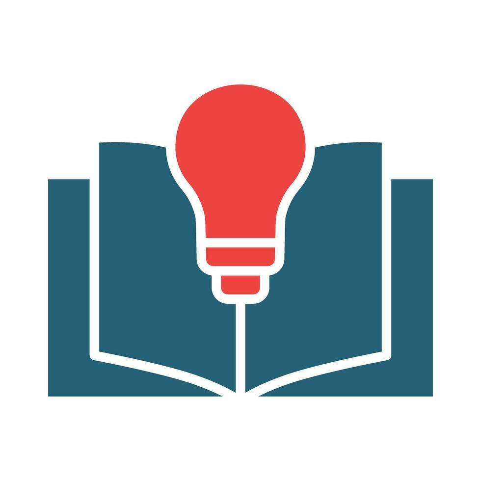 Learn Vector Glyph Two Color Icon For Personal And Commercial Use.