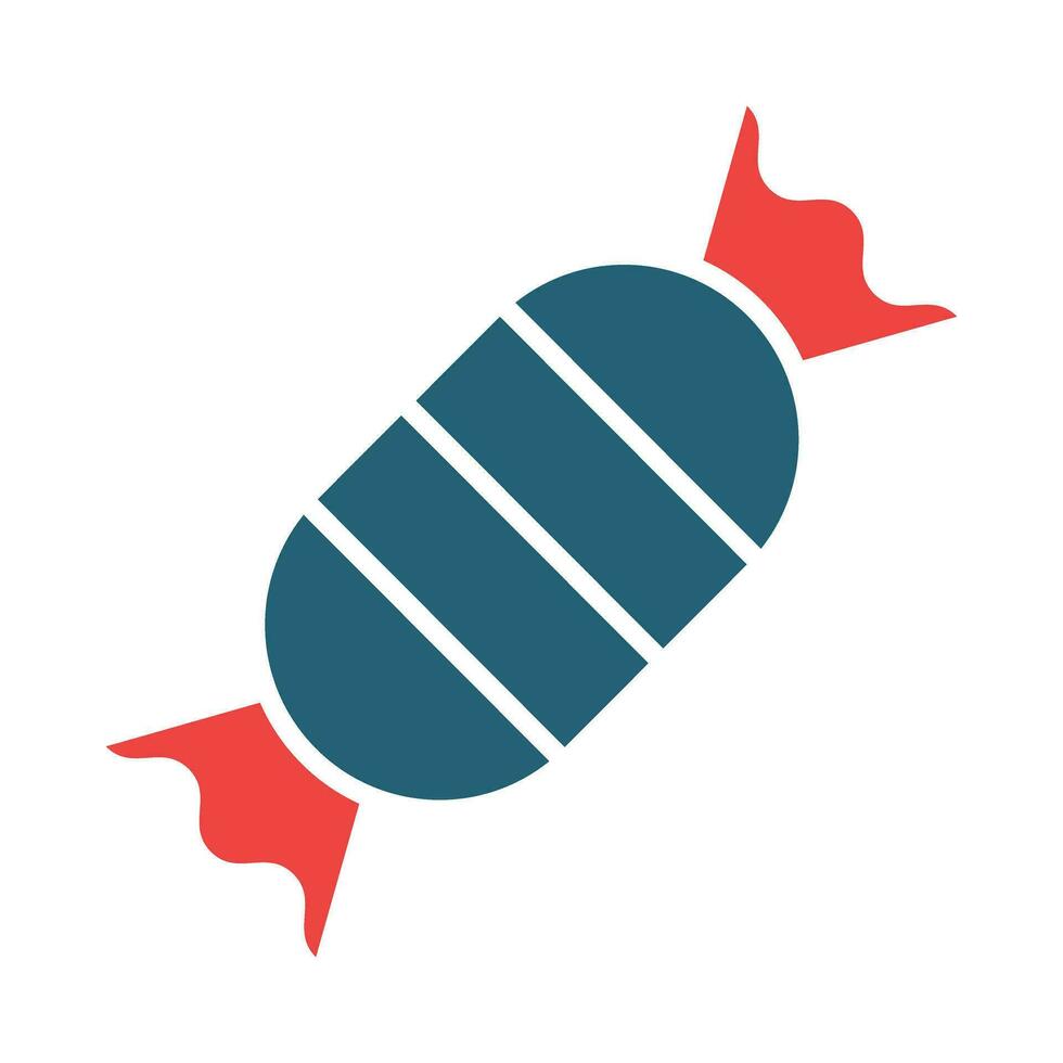 Candy Vector Glyph Two Color Icon For Personal And Commercial Use.