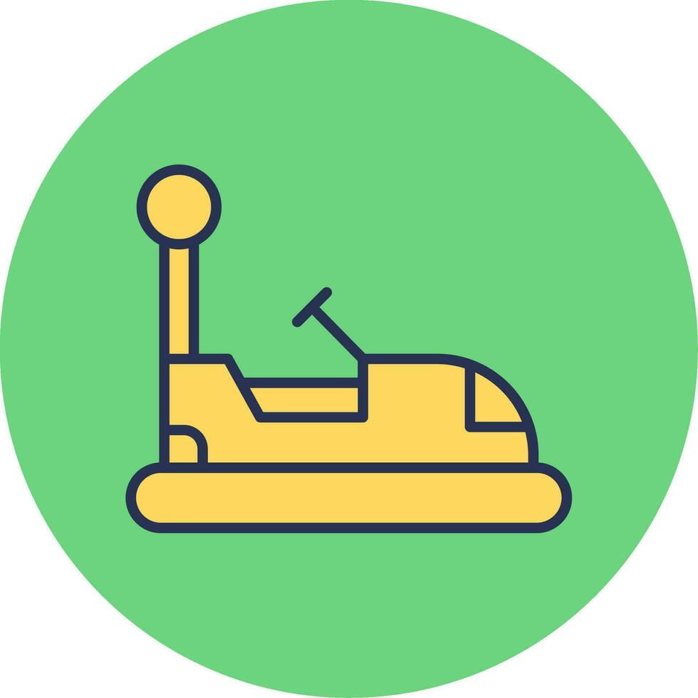 Bumper Car Vector Icon