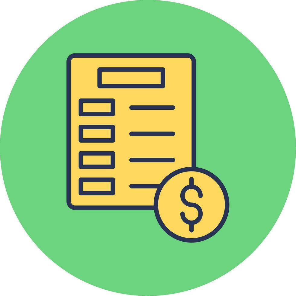 Invoice Vector Icon