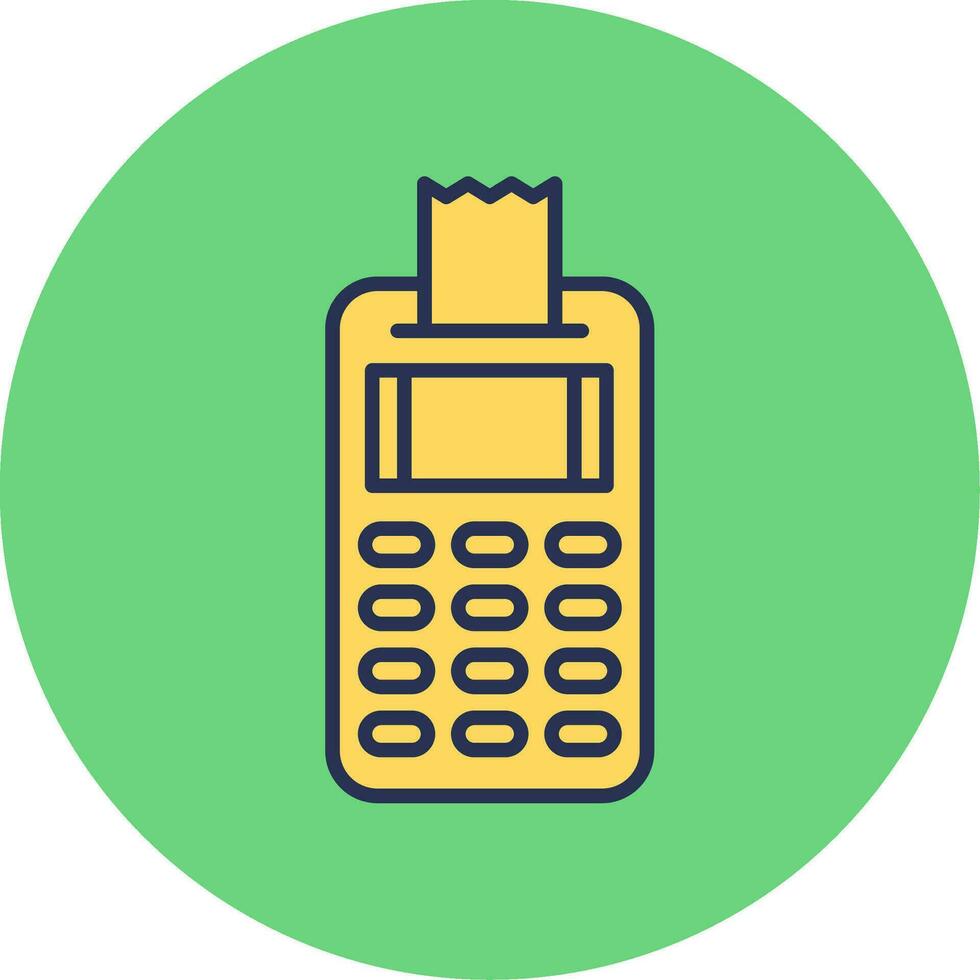 Pos Terminal Vector Icon